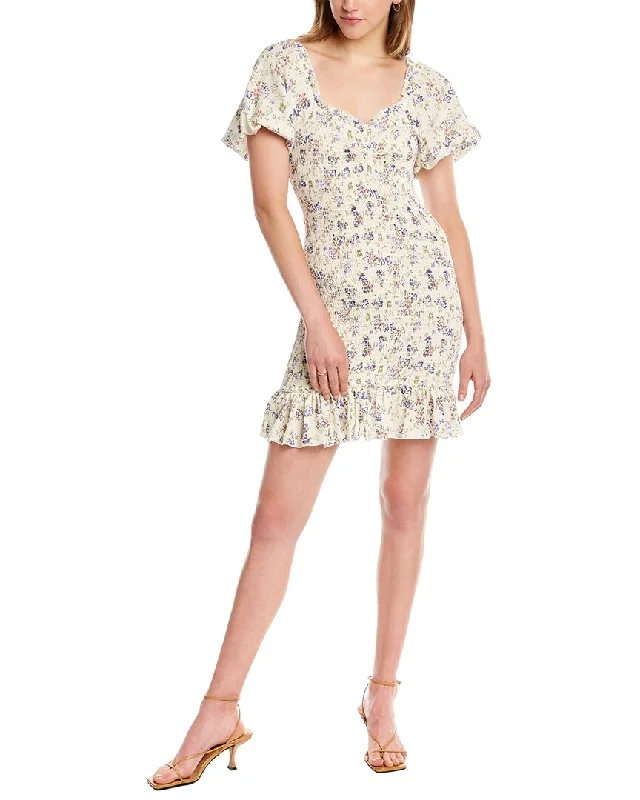 Classic Elegance Sales 70/21 Smocked Mini Dress Fashion-Forward Style