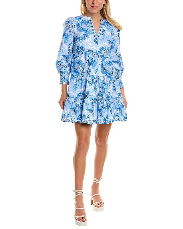 Sustainable Women's Clothing Sail to Sable Tiered A-Line Dress