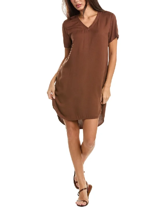 Edgy Fashion Deals Bella Dahl V Neck Mini Dress