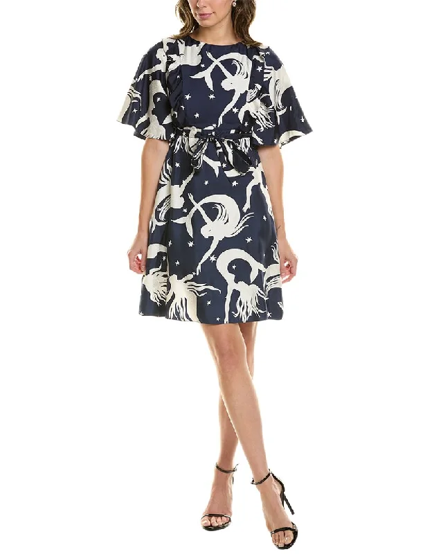 Woman Clothing Valentino Silk A-Line Dress