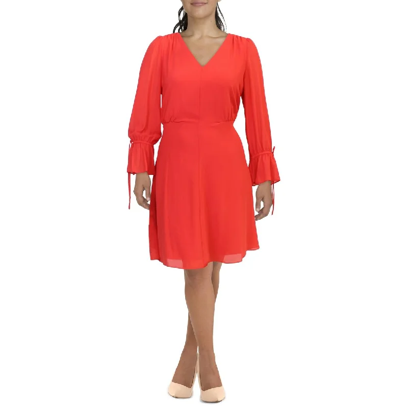 Special Offers, Don't Miss Womens Sheer A-Line Mini Dress Exquisite Craftsmanship