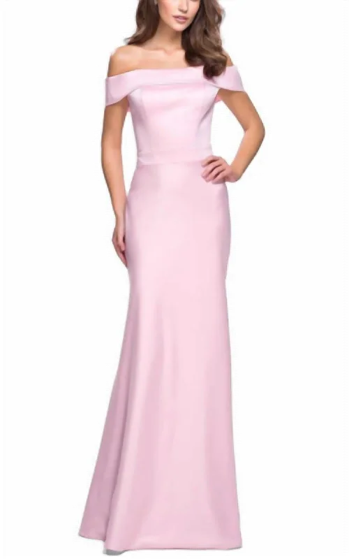 Clothing Sales Off The Shoulder Dress In Light Pink