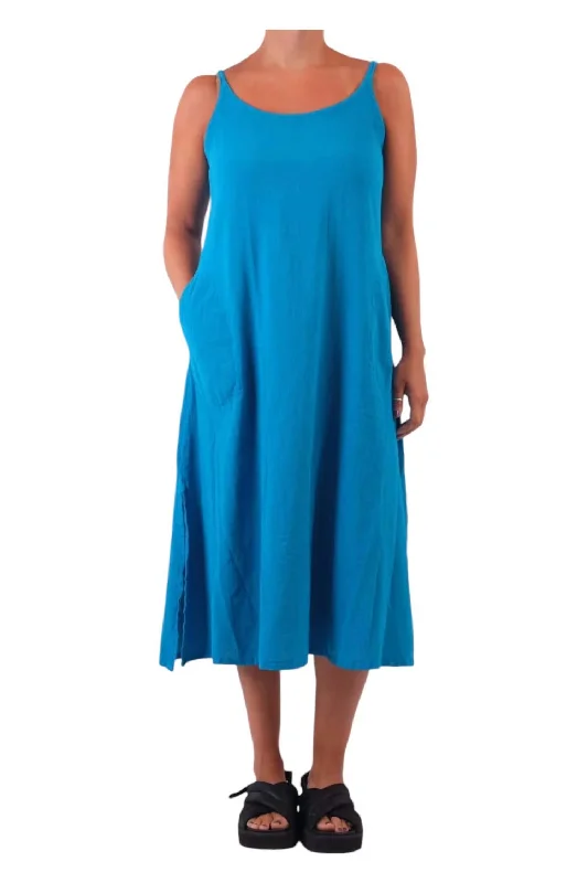 Sales For Clothes Fiji Tank Dress In Turquoise
