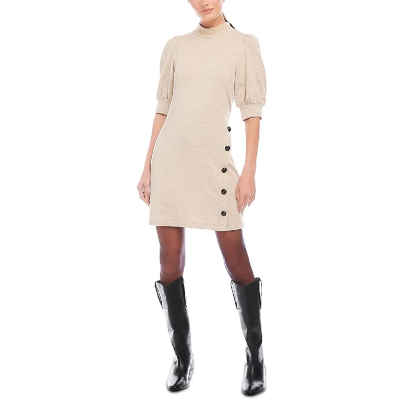 Vintage-Inspired Style Offers Womens Puff Sleeve Casual Mini Dress Nordic Minimalist Home Look