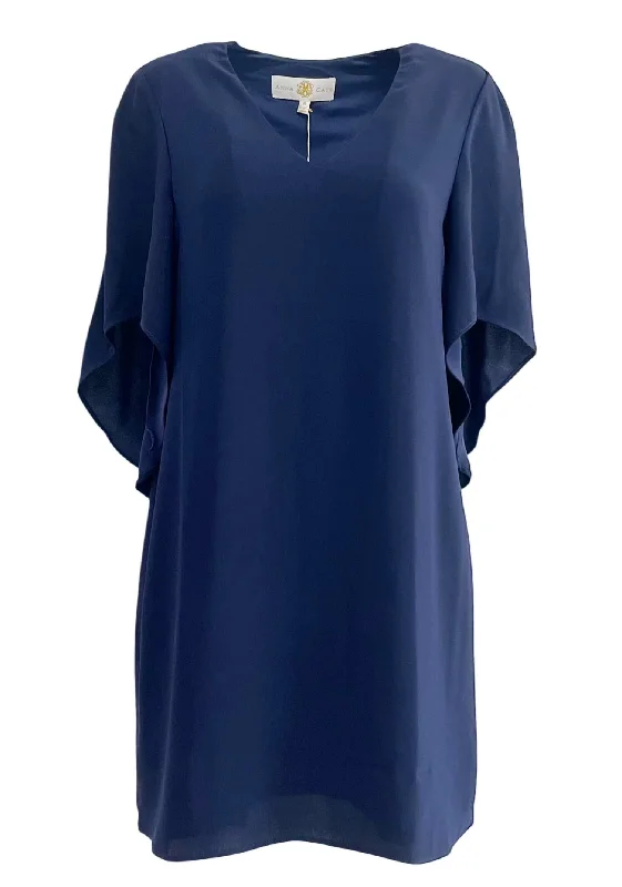 Limited Time Special Offer Meredith Mini Dress In Evening Blue Elegant Contour