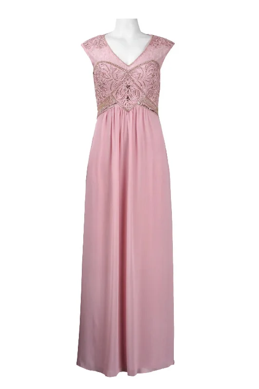 Online Shopping Boutiques Cap Sleeve Embellished A-Line Dress In Orchid