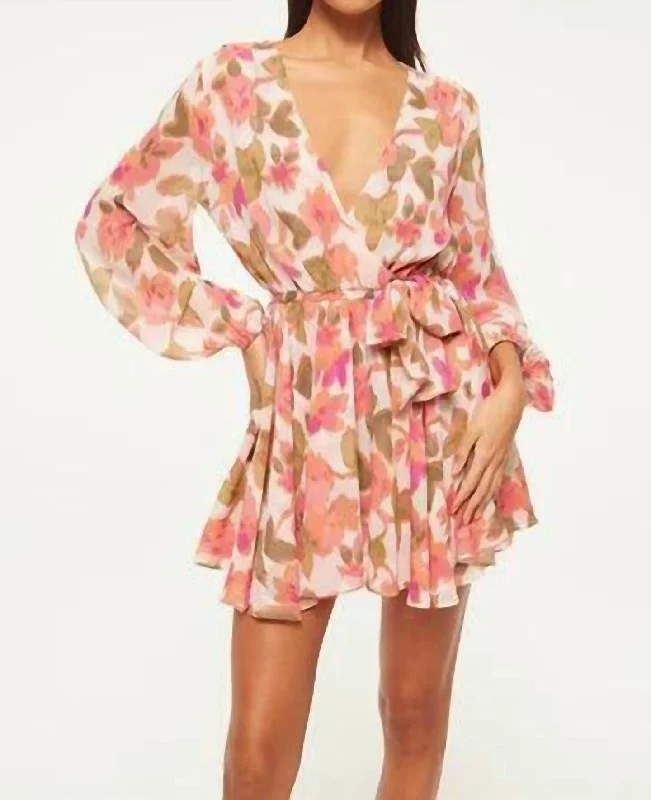 Shop Sales Caria Mini Dress In Sonoran Flora Classic Appeal