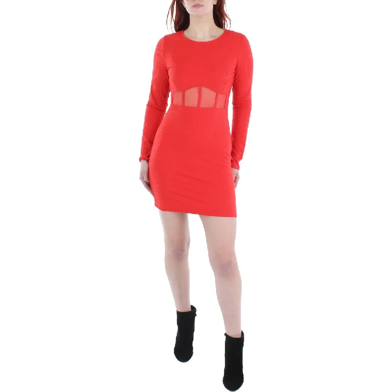 Timeless Elegance Redefined Juniors Womens Mesh Corset Mini Mini Dress Chic Urban Fashion Look
