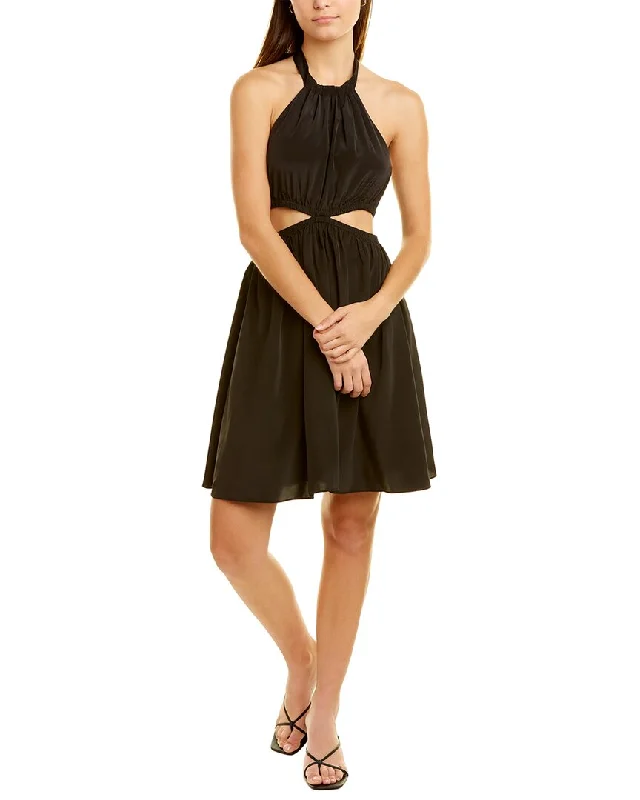 Fresh Fashion Discounts Celina Moon Halter Mini Dress Disco - Inspired Retro Dance Look