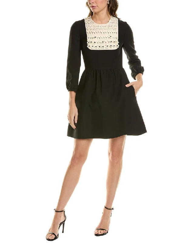 Outfits For Women Valentino Wool & Silk-Blend A-Line Dress