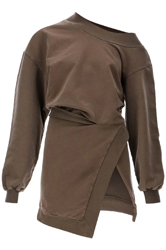 Sleek Style Discounts The Attico Women's weight Fleece Mini Dress Elegant Details