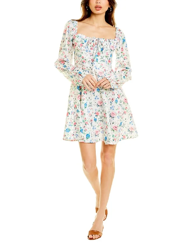 Modern Fashion Sale To My Lovers Tie-Front Mini Dress Charming Silhouette