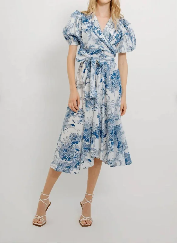 Women's Clothing Sale Monica Dress In Blue
