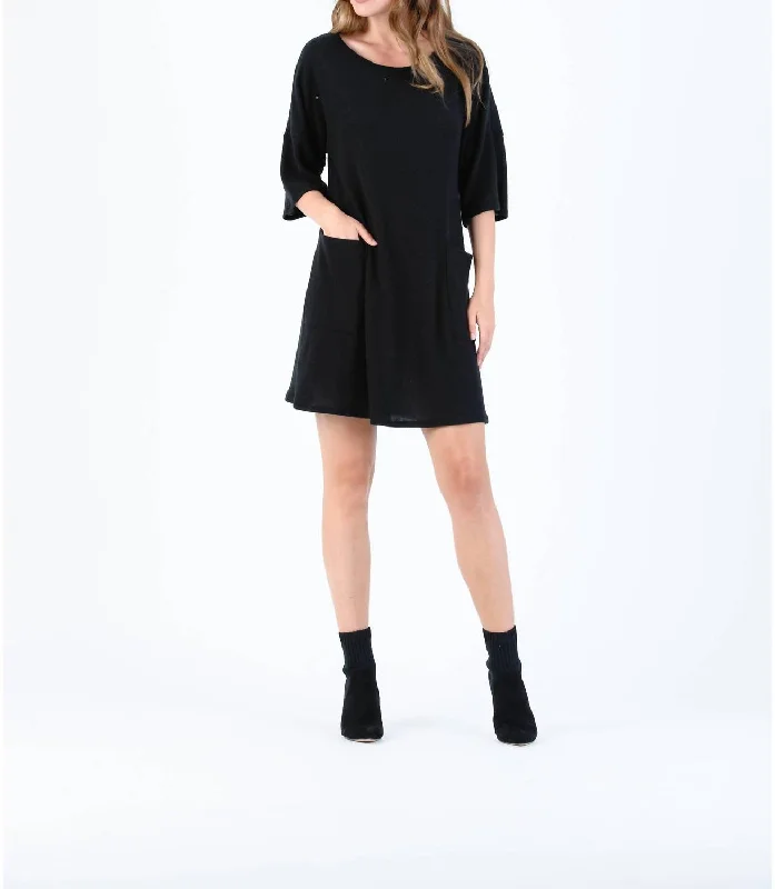 Limited Time Cumulus Mini Dress In Black Limited - Time Bundle