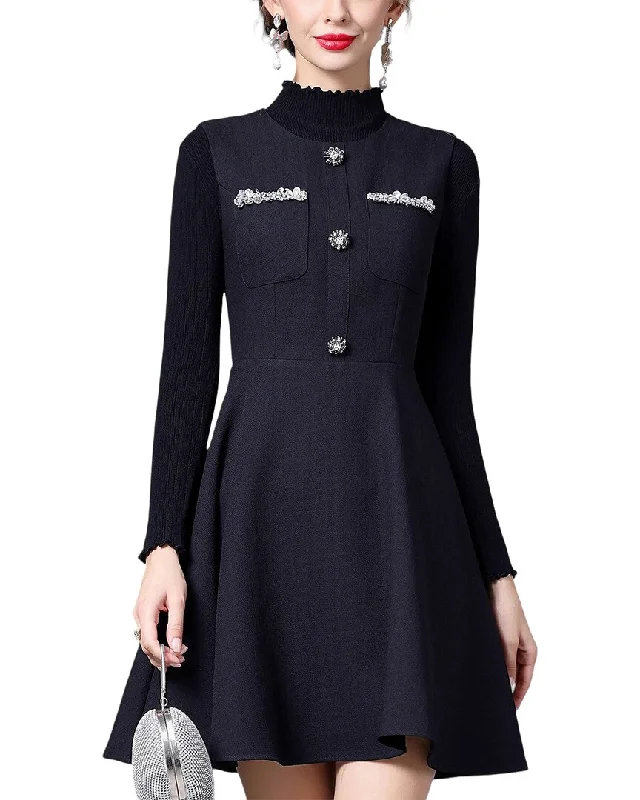 Trendy Threads La Imperatrice Linen-Blend Mini Dress Effortless Comfort
