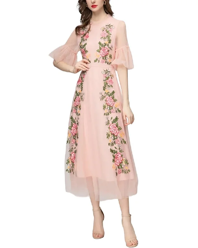 Casual Fashion BURRYCO Midi Dress Big Savings On Rustic Countryside Styles