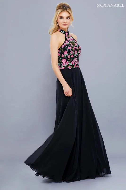 Unleash Your Style Long Halter Formal Dress Sale Y2K Nostalgic Fashion Look
