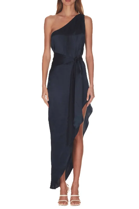 Massive Savings Palmira Maxi Dress In Ink Graceful Cut