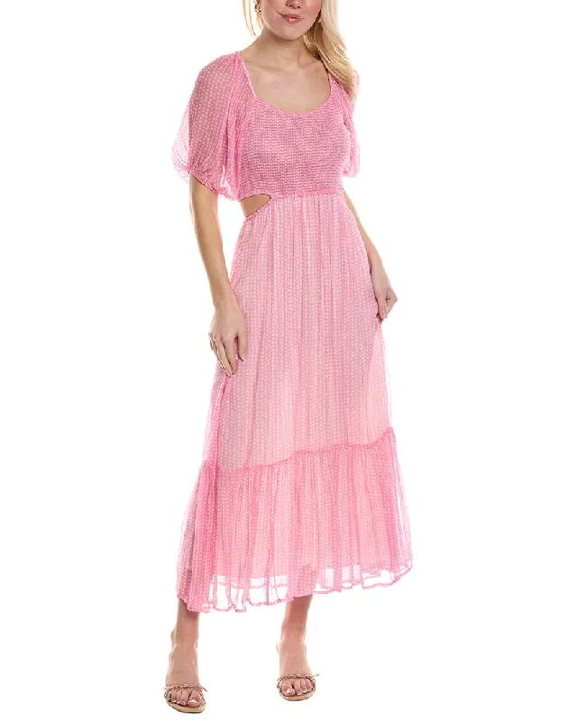 Street Chic Discounts Saltwater Luxe Smocked Midi Dress Rustic Countryside Charm Look