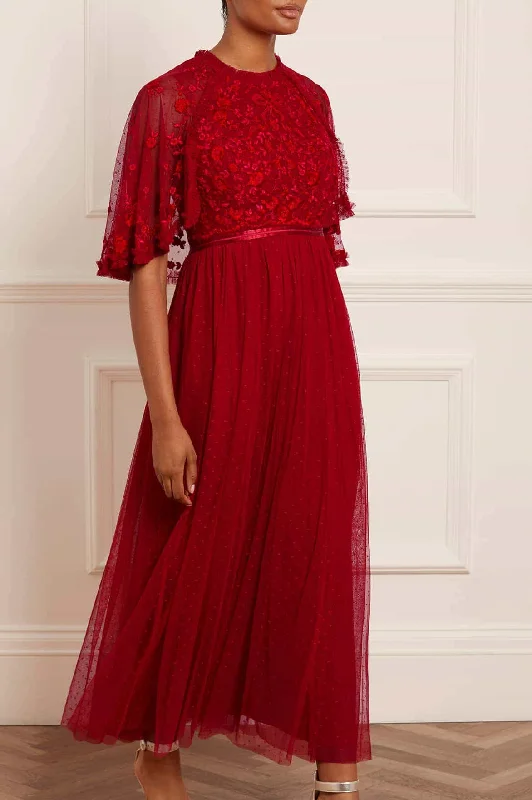 Flash Sales Bonnie Bow Bodice Ankle Gown Charming Silhouette