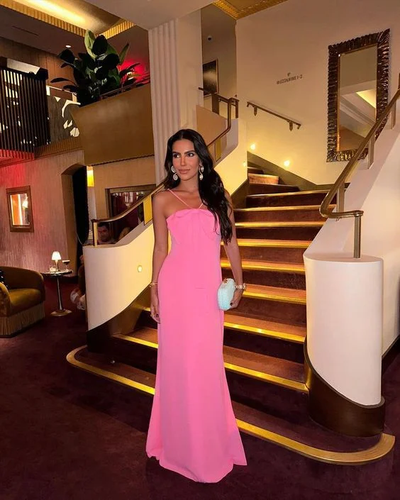 Summer Fashion Pink Women Prom Dresses Long Evening Gowns Formal Party Wear Y6920 Final Clearance