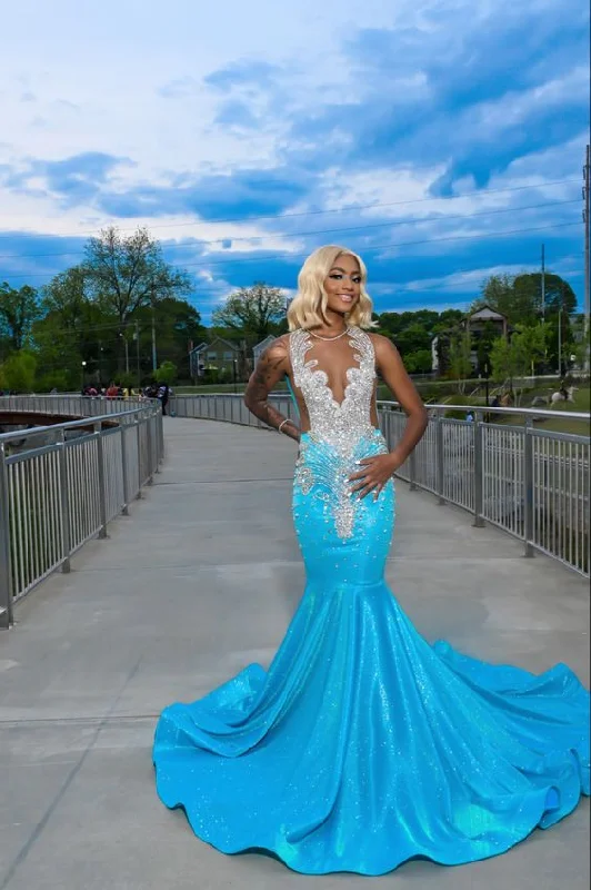 Chic Style Discounts Luxurious Mermaid Sleeveless Evening Dress,Mermaid Evening Gown Y6552 Urban Sophistication