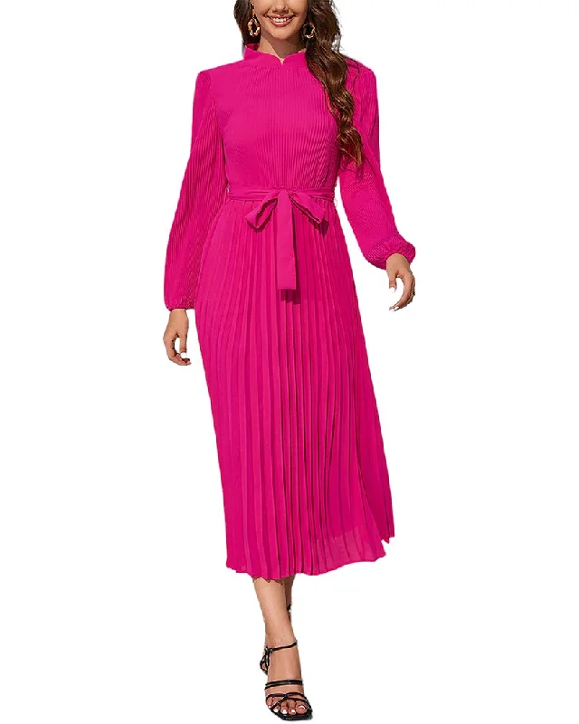 Sophisticated Fashion VERA DOLINI Midi Dress Today Only