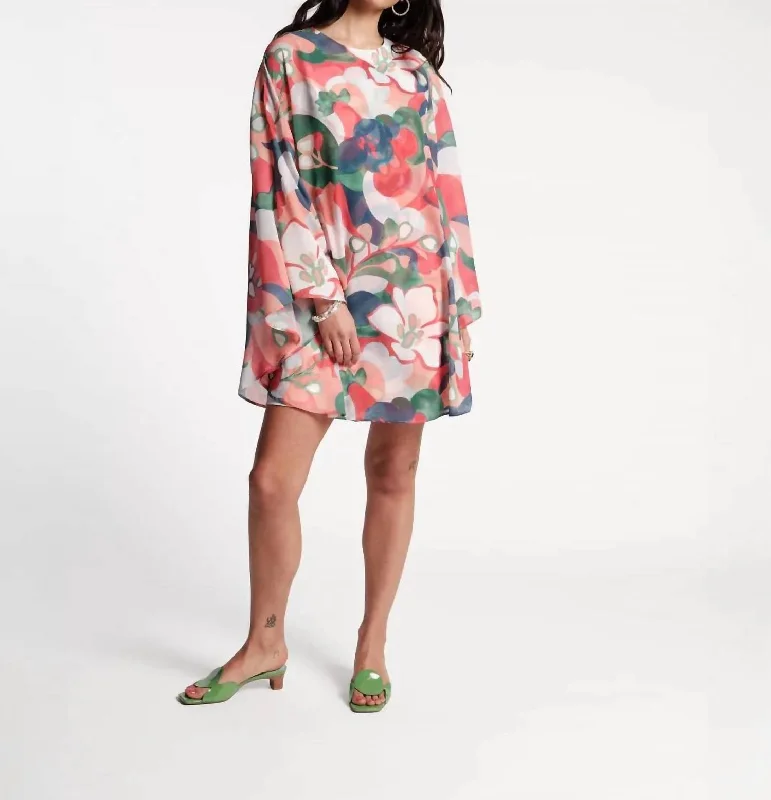 Bid Farewell To The Old Season Bree Mini Dress In Dreamy Daisies Multi