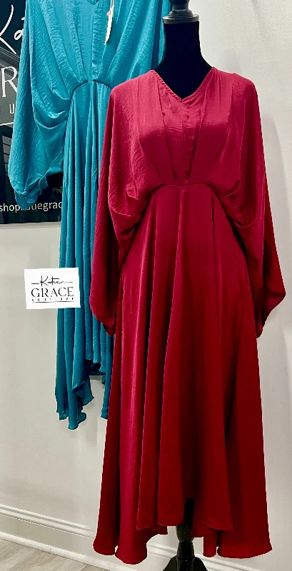 Don't Miss Out Last One! “Juliette" Washed Satin Dress Now On Sale For Chic Urban Styles