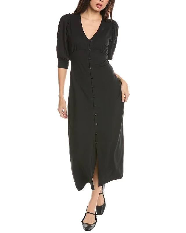 Fresh Fashion Discounts Grey State Midi Dress Elegant Contour