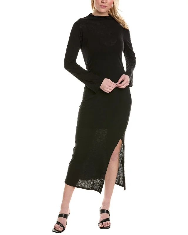 Minimalist Fashion Sale Stateside Slub Shirred Maxi Dress Y2K Nostalgic Fashion Look