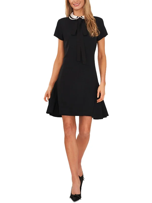 Crazy Discounts, Hurry Up Womens Ruffled Collared Mini Dress
