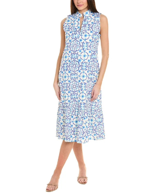 Quick Grab Deals Sail to Sable Linen-Blend Maxi Dress Elegant Contour