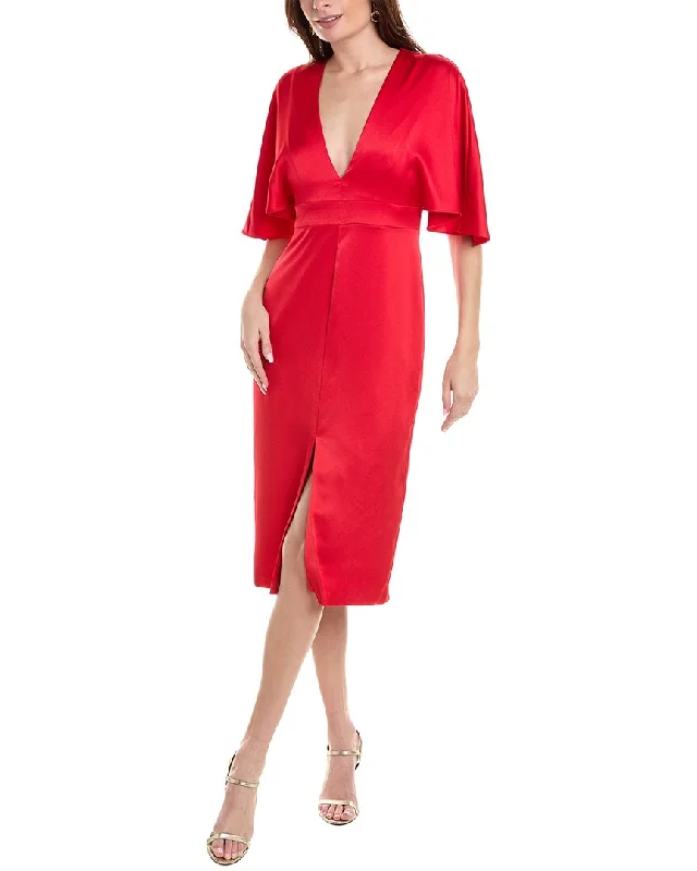 Insane Discount Onslaught Aidan Mattox Sheath Midi Dress Nordic Minimalist Home Look