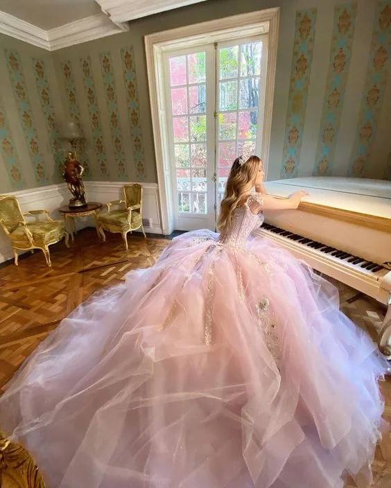 Latest Fashion Glamorous Tulle Lace Quinceanera Dress Ball Gown Sweet 16 Dress Y7319 Big Savings On Minimalist Office Styles