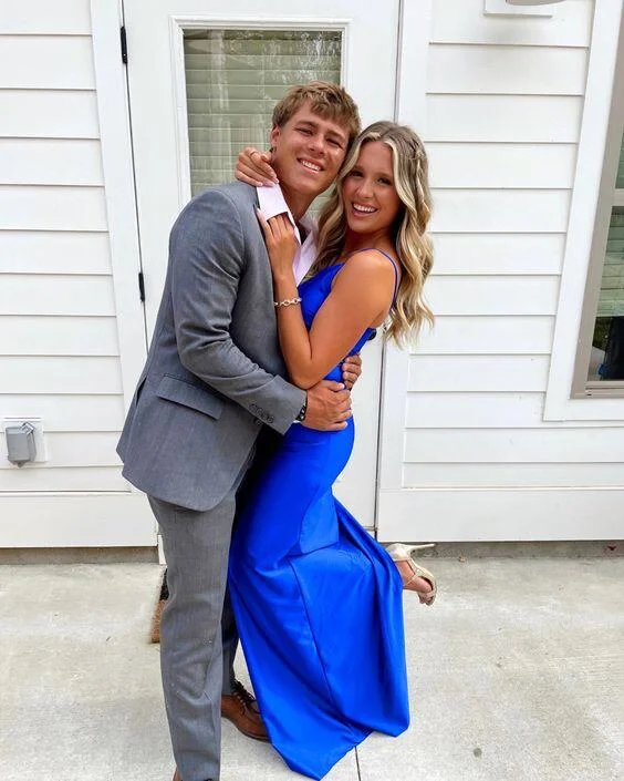 Weekend Exclusive Elegant Royal Blue Mermaid Prom Dress,Royal Blue Formal Gown Y7399 Charming Silhouette