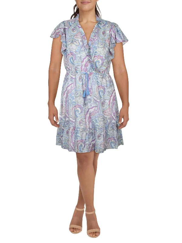New Season Fashion Preview Womens Cotton Knee-Length Mini Dress