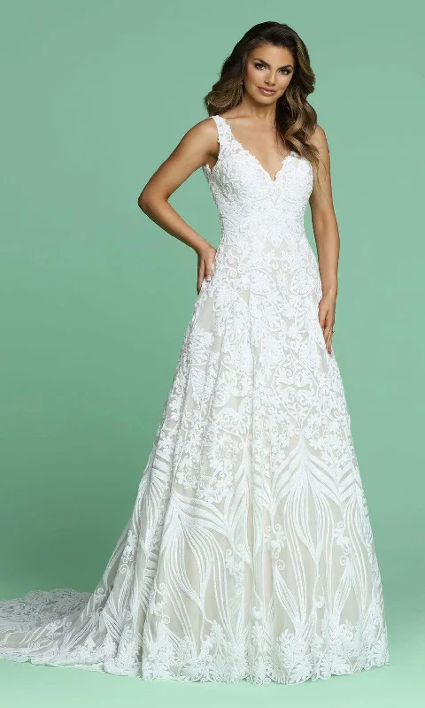 Latest Trends Da Vinci Bridal - Sequined Bridal Gown 50613 Playful Elegance