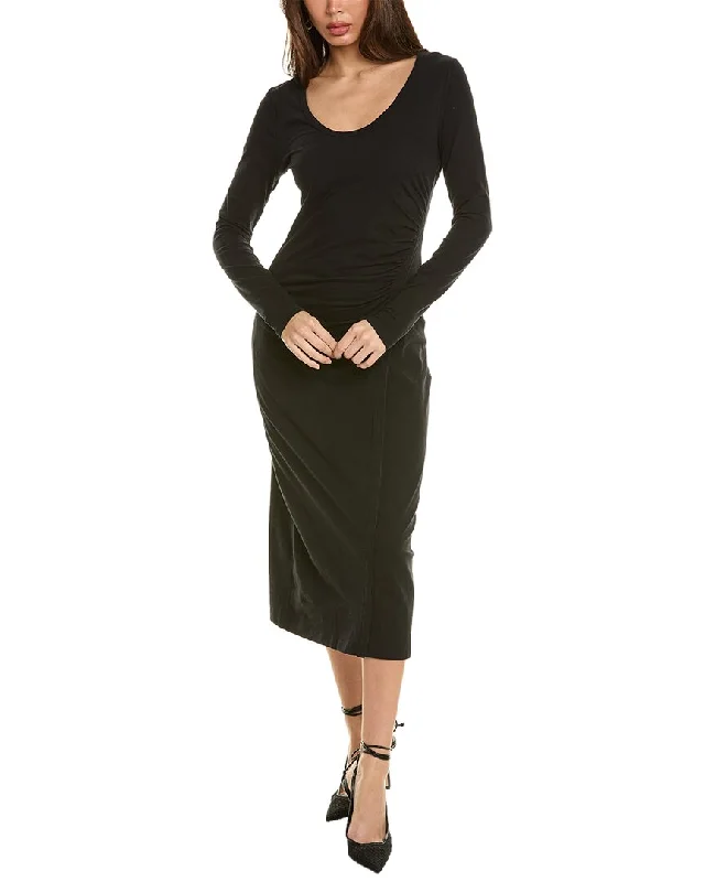 Swimwear Summer Blowout Grey State Midi Dress Soft Textures