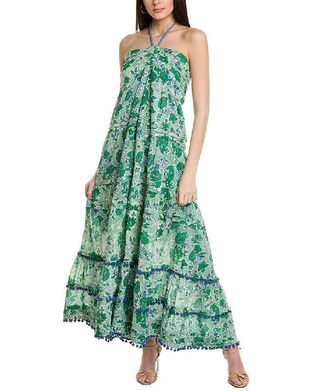 Ends Soon Ro’s Garden Juana Maxi Dress Contemporary Elegance