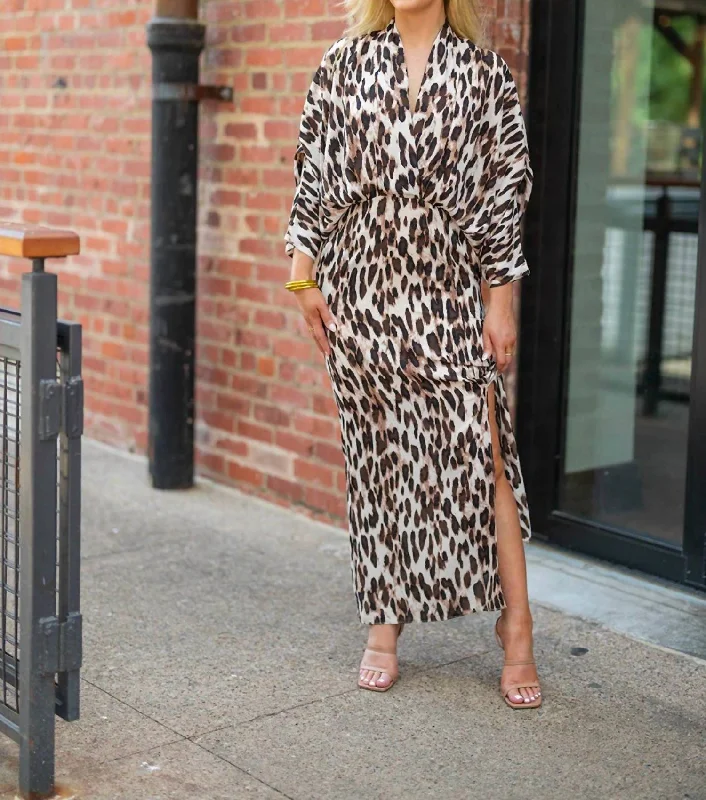 Avant-Garde Style Promotions Jude Kiara Maxi Dress In Brown Flash Deals