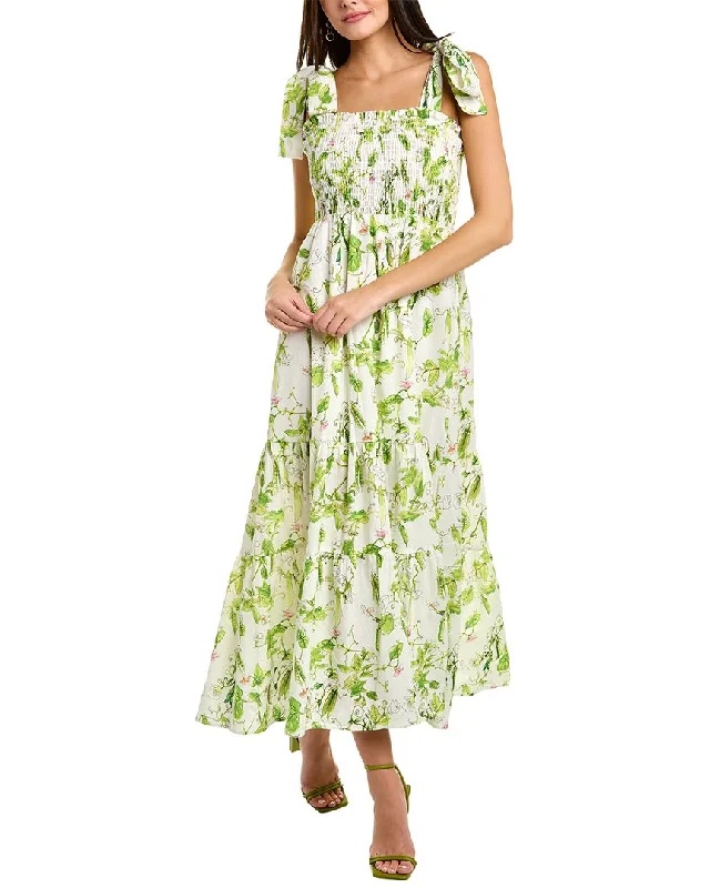 Sophisticated Style Offers Kathleen Maeve Emma Linen-Blend Maxi Dress Fashion-Forward Style