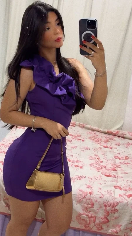Style Upgrade Sexy Purple Tight Homecoming Dress,Purple Party Gown  Y7359 Minimalist Office - Ready Style