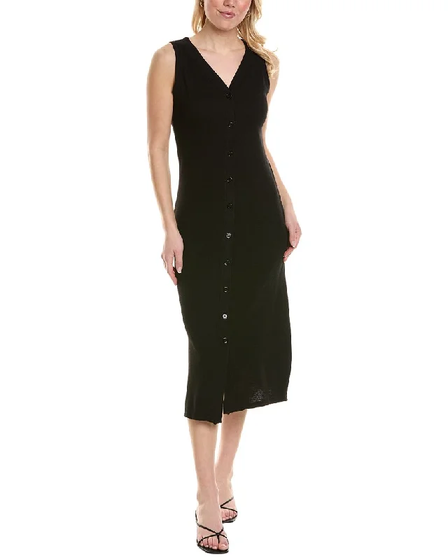 Romantic Fashion Discounts Stateside Thermal Slub Sleeveless Midi Dress Elegant Ensemble