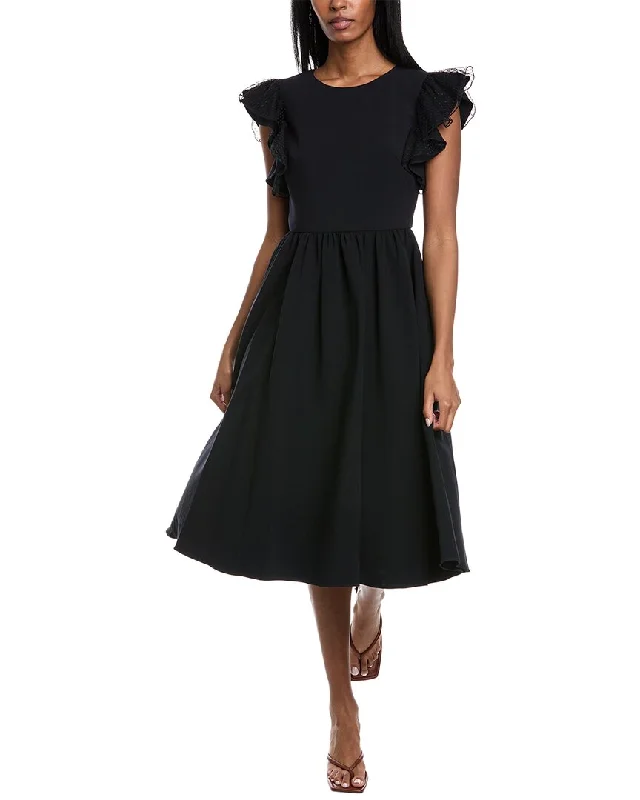 Stupidly Low Prices Mikael Aghal A-Line Midi Dress Hollywood Glam Award - Show Style