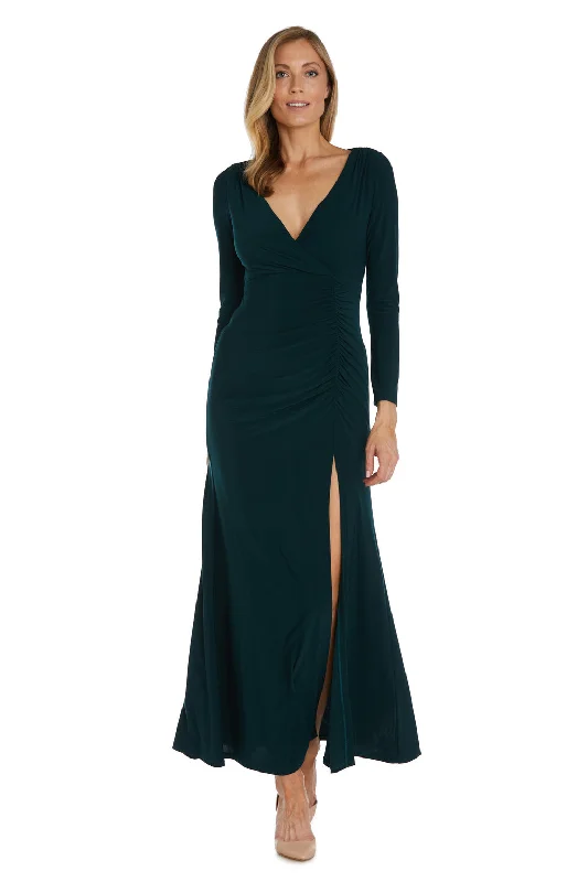 The Latest Fashion Trends Nightway 22213 Long Sleeve Evening Formal Dress Score Big On Glamorous Red - Carpet Styles