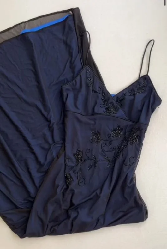 Buy More, Save More Gorgeous Straps Navy Blue V Neck Prom Dress Chiffon Beaded Party Dress Evening Gown Y7563 Coastal Beach - Inspired Style