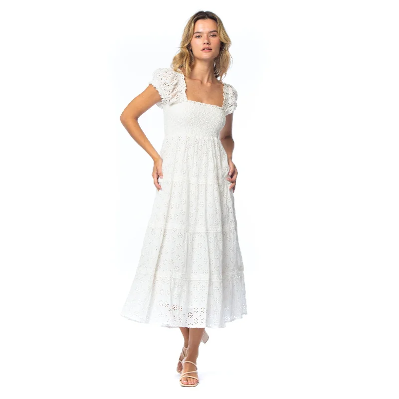 Hot Trends Mahila x Tolani: Evelyn White Dress