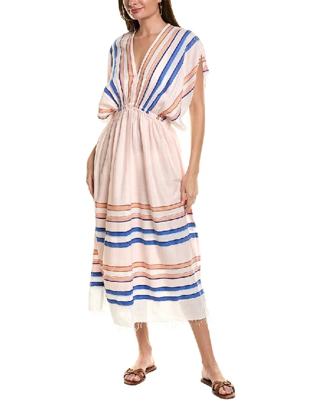 Limited Stock lemlem Eskedar Plunge Neck Maxi Dress Classic Charm