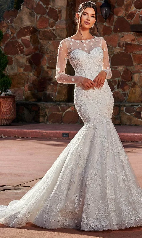 Ride The Style Wave Rachel Allan Bridal Rb3165 - Tulle Overlay Bridal Gown Tropical Island - Inspired Attire